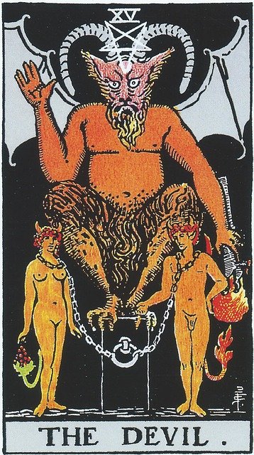 diable carte tarot