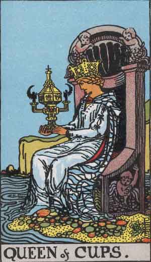 reine de coupe carte tarot