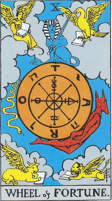 roue de fortune carte tarot
