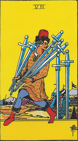 sept d'épée carte tarot