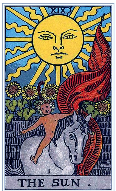 soleil carte tarot